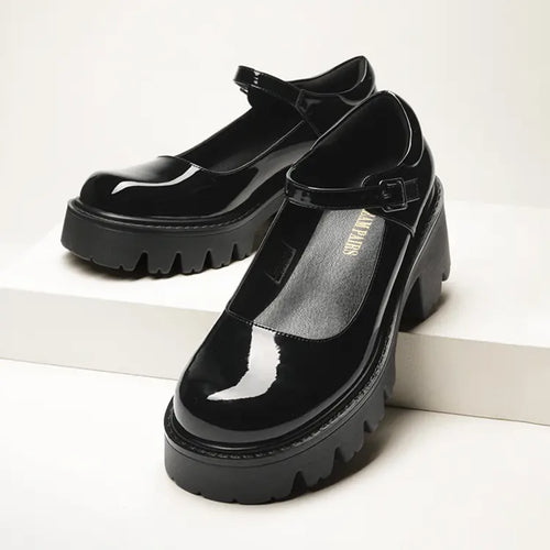Retro Chunky Platform Mary Janes