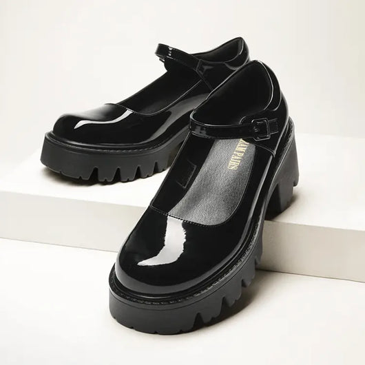 Retro Chunky Platform Mary Janes