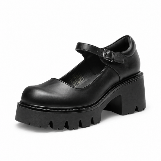 Retro Chunky Platform Mary Janes
