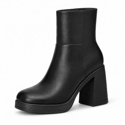 Elevated Square-Toe Boots