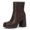 Elevated Square-Toe Boots