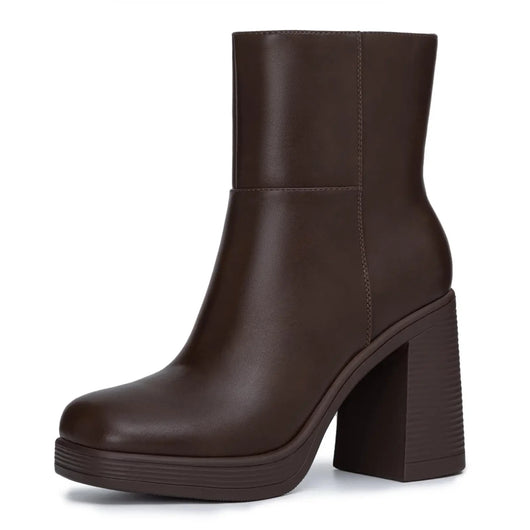 Elevated Square-Toe Boots