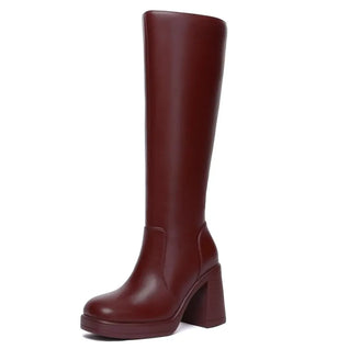 LuxeStep Knee-High Boots
