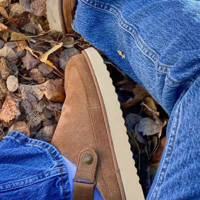 Cozy Platform Backstrap Mules Clogs