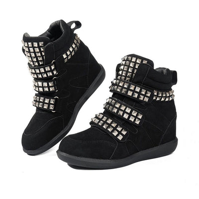 Ambient Wedge Sneakers With Studs