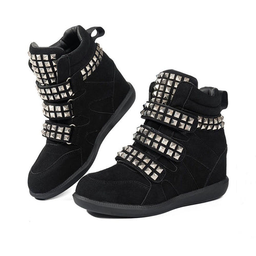 Ambient Wedge Sneakers With Studs