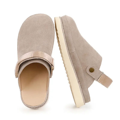 Cozy Platform Backstrap Mules Clogs