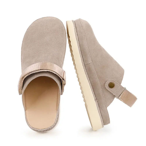 Cozy Platform Backstrap Mules Clogs