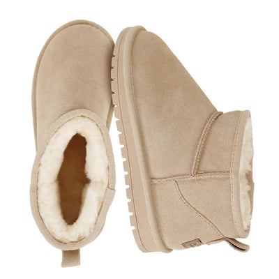 Water-Resistant Warm Fleece Ankle Snow Boots