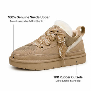 Women's Cozy Plush-Lined Winter Sneakers