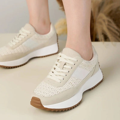 Women's Memory Foam Platform Fashion Sneakers
