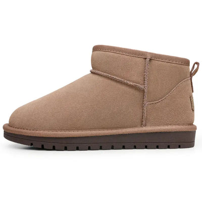 Water-Resistant Warm Fleece Ankle Snow Boots