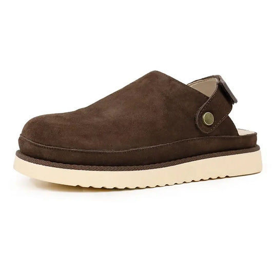 Cozy Platform Backstrap Mules Clogs
