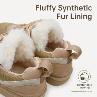 Women's Cozy Plush-Lined Winter Sneakers