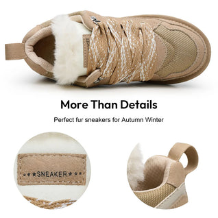 Women's Cozy Plush-Lined Winter Sneakers