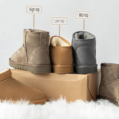 Water-Resistant Warm Fleece Ankle Snow Boots