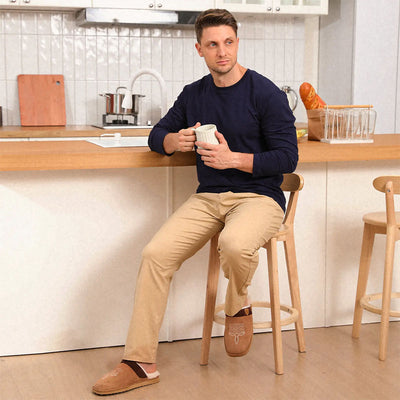 Cowboy Boot Slip-On House Slippers