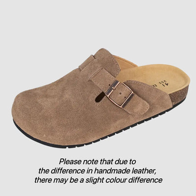 Suede Cork Comfort Clogs
