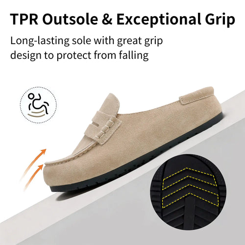 SoftStep Suede Mules