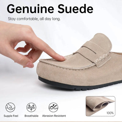 SoftStep Suede Mules