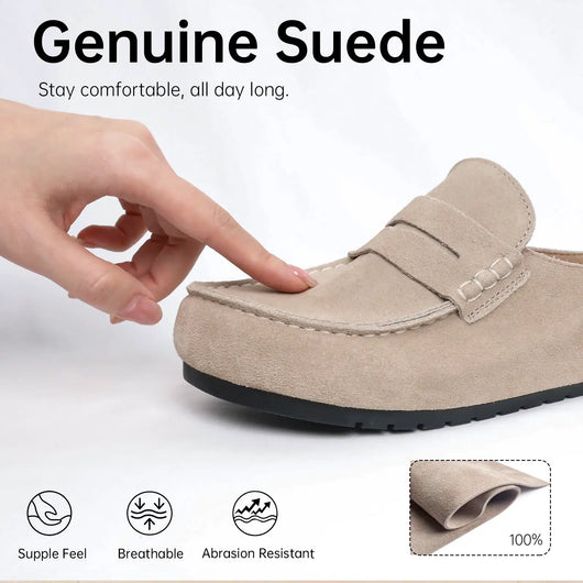 SoftStep Suede Mules