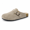 Suede Cork Comfort Clogs