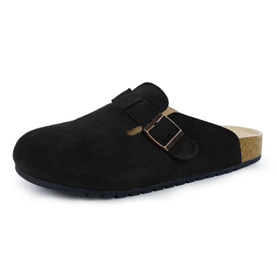 Suede Cork Comfort Clogs