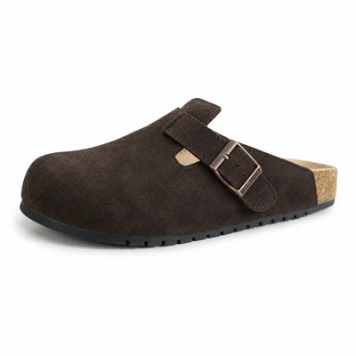 Suede Cork Comfort Clogs