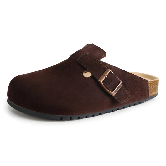 Suede Cork Comfort Clogs