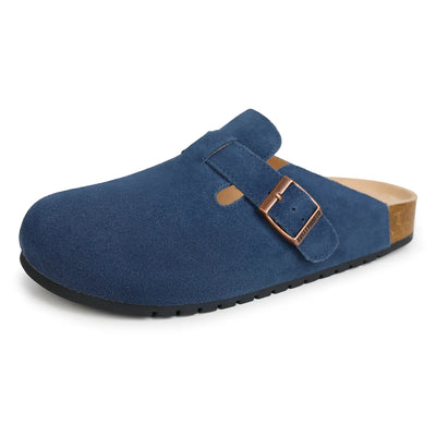 Suede Cork Comfort Clogs