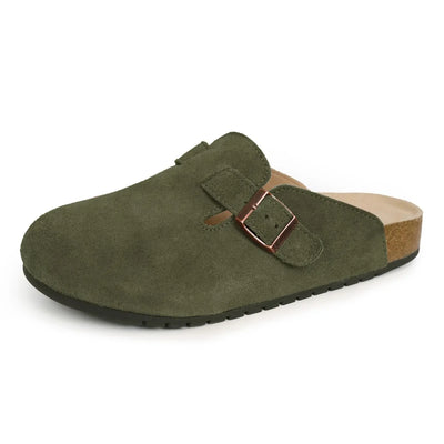 Suede Cork Comfort Clogs