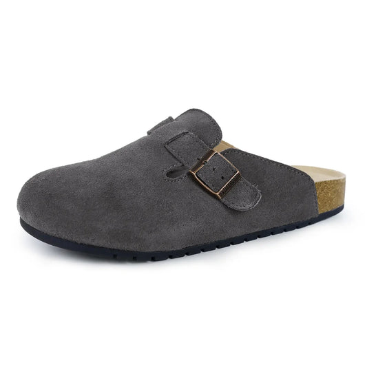 Suede Cork Comfort Clogs