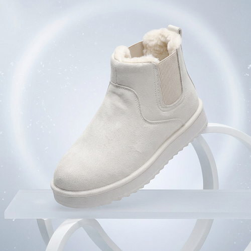 Plush-Lined Platform Boots