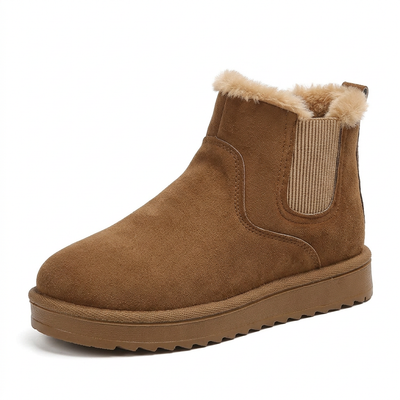 Plush-Lined Platform Boots