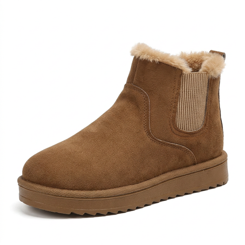 Plush-Lined Platform Boots