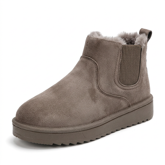 Plush-Lined Platform Boots