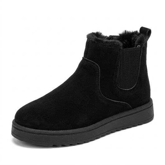 Plush-Lined Platform Boots