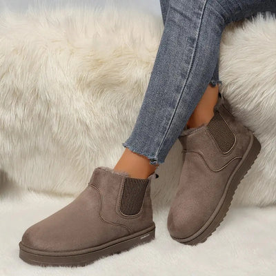 Plush-Lined Platform Boots