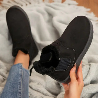 Plush-Lined Platform Boots