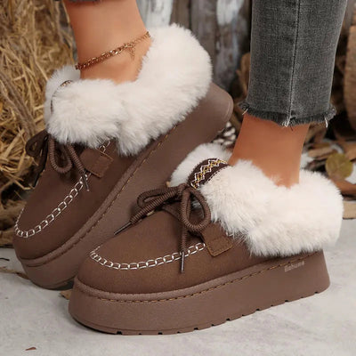 Fleece-Lined Platform Mule