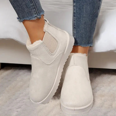 Plush-Lined Platform Boots