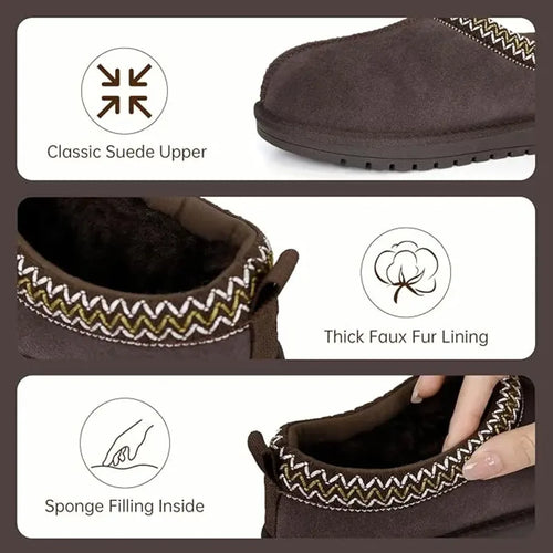 CozyLift Braided Mini Boots