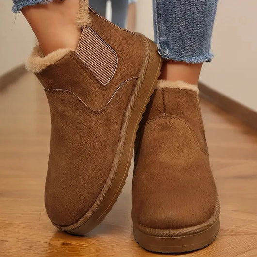 Plush-Lined Platform Boots